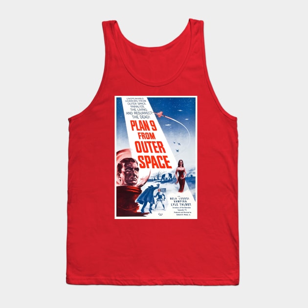 Plan 9 From Outer Space! Tank Top by Invasion of the Remake